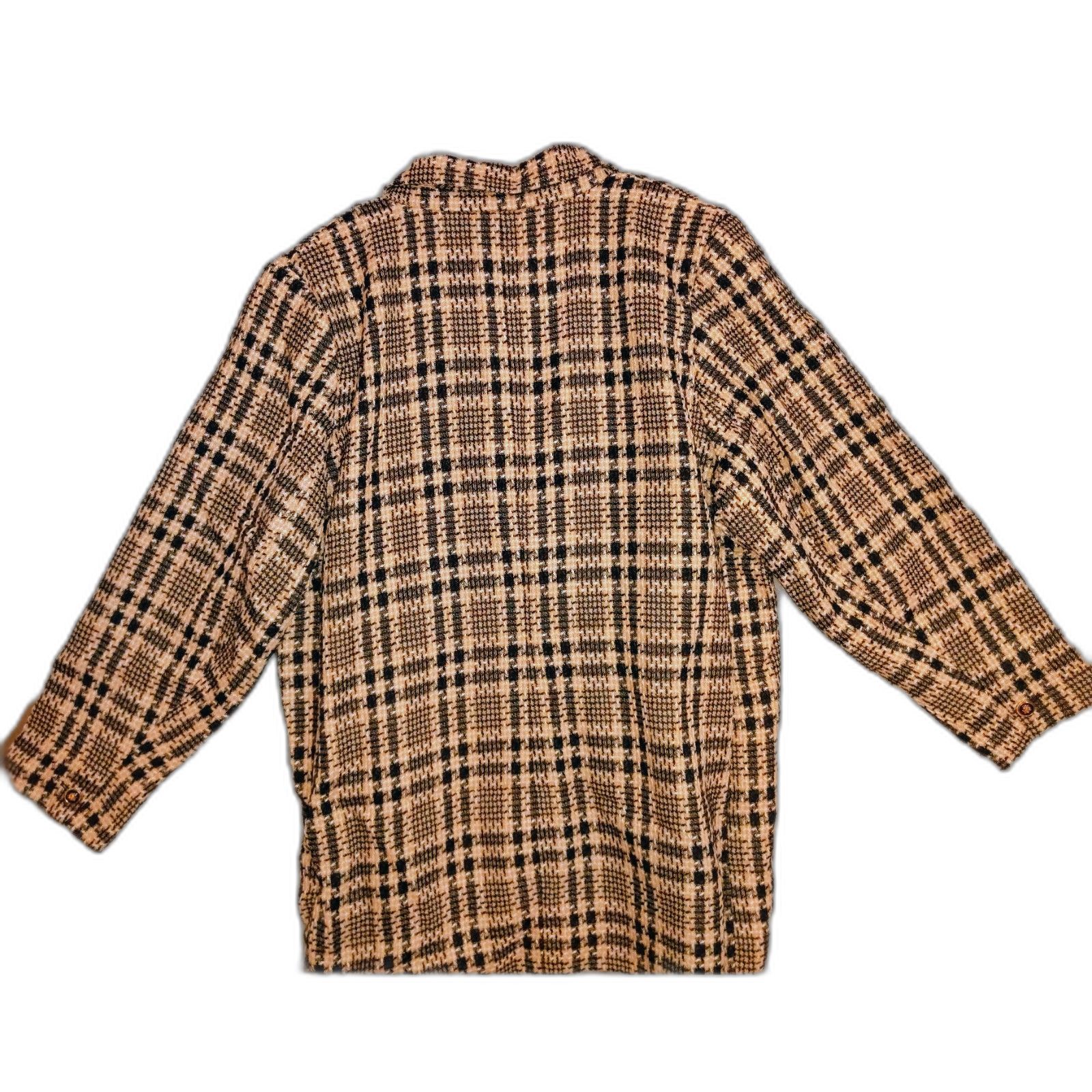 Nwt Evans Jacket Megan Size 26/28 Plaid Tweed Fall Winter Plus Size Curvy — image 2 of 5